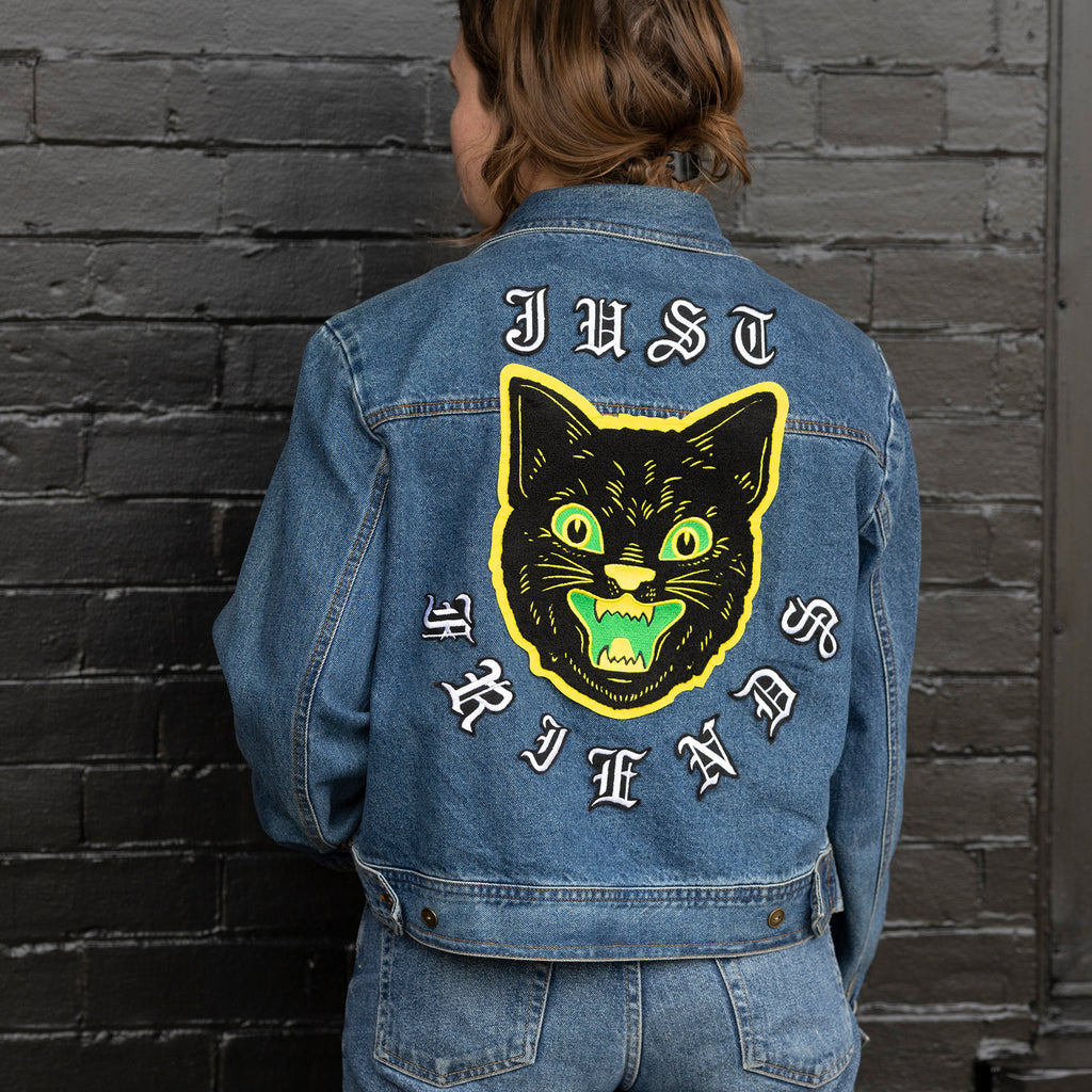 Black Cat Fever Deluxe XL Chenille Patch