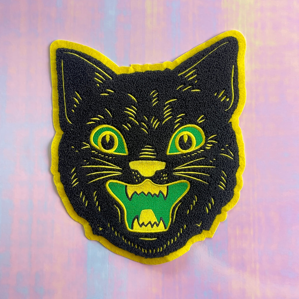 Black Cat Fever Deluxe XL Chenille Patch